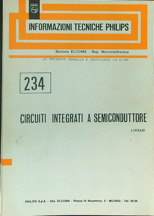 Circuiti integrati a semiconduttore Lineari