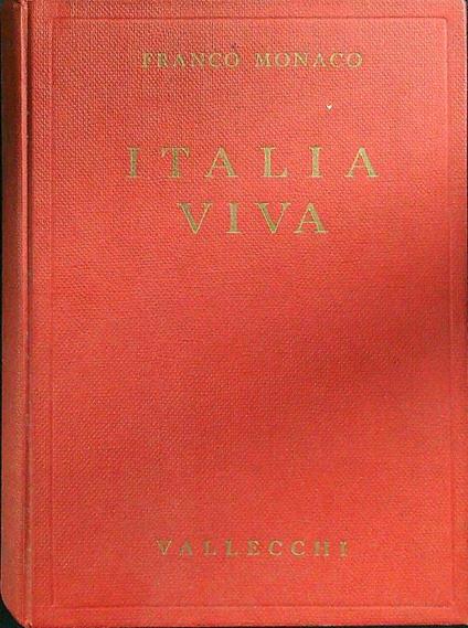 Italia viva - Franco Monaco - copertina