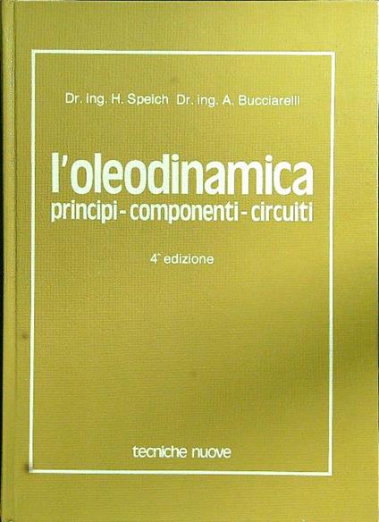 L' oleodinamica - Speich - copertina