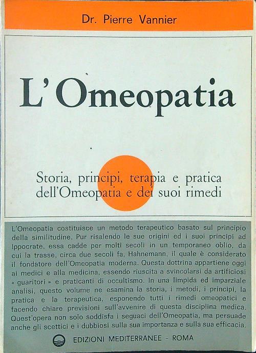 L' omeopatia - Pierre Vannier - copertina