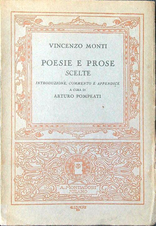 Poesie e prose scelte