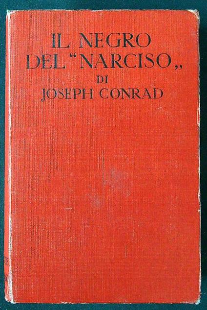 Il negro del Narciso - Joseph Conrad - copertina
