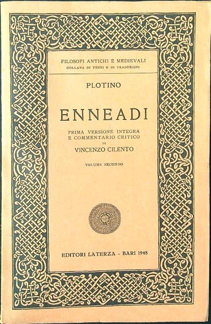 Enneadi - Volume 2 - Plotino - copertina