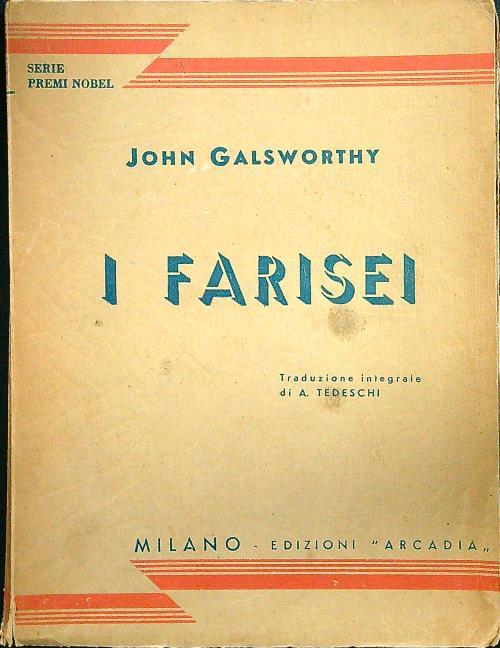 I farisei - John Galsworthy - copertina