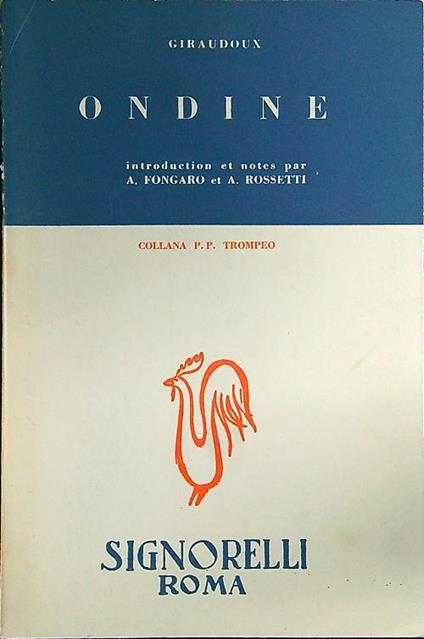 Ondine - Giradoux - copertina