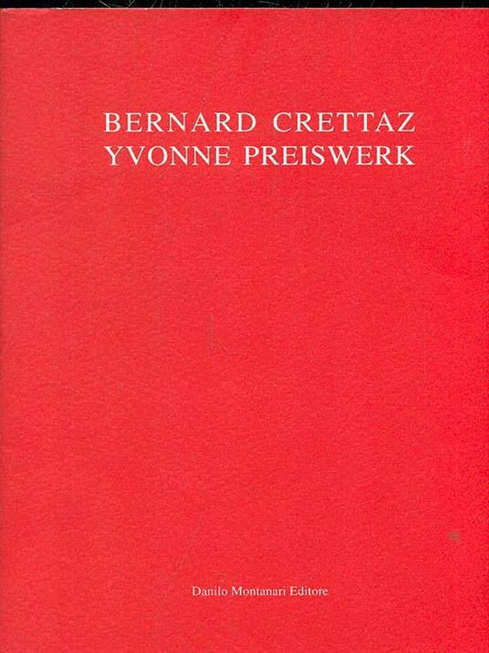 Bernard Crettaz. Yvonne Preiswerk - Pietro Bellasi - copertina
