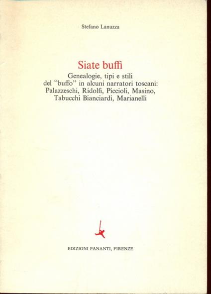 Siate buffi - Stefano Lanuzza - copertina