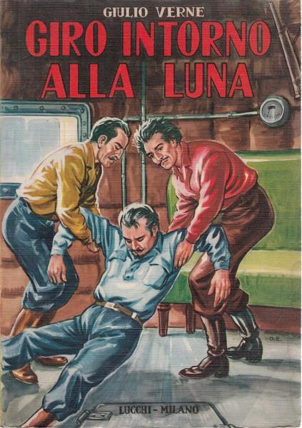 Giro intorno alla luna - Giulio Verne - copertina