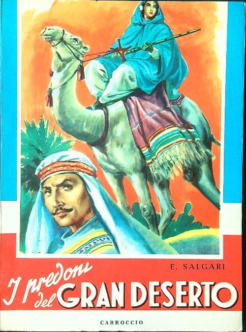 I predoni del gran deserto - Salgari - copertina