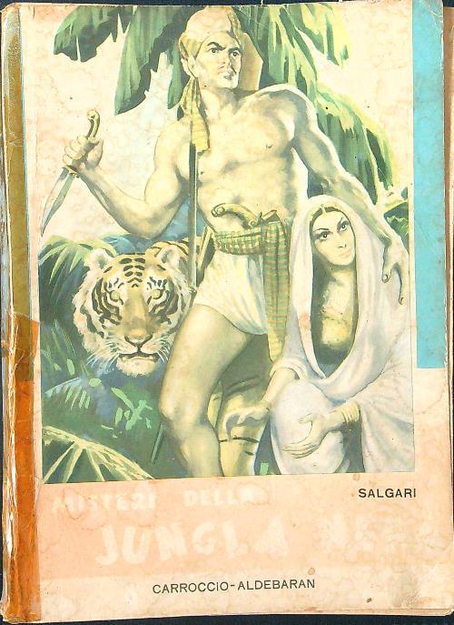 I misteri della jungla nera - Salgari - copertina