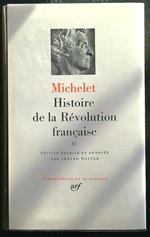 Histoire de la revolution francaise tome II