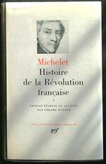 Histoire de la revolution francaise tome I