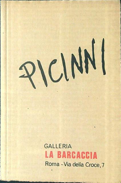 Picinni - copertina