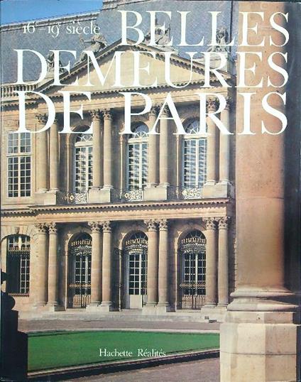 Belles demeures de Paris - copertina