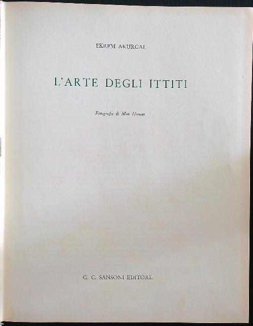 L' arte degli Ittiti