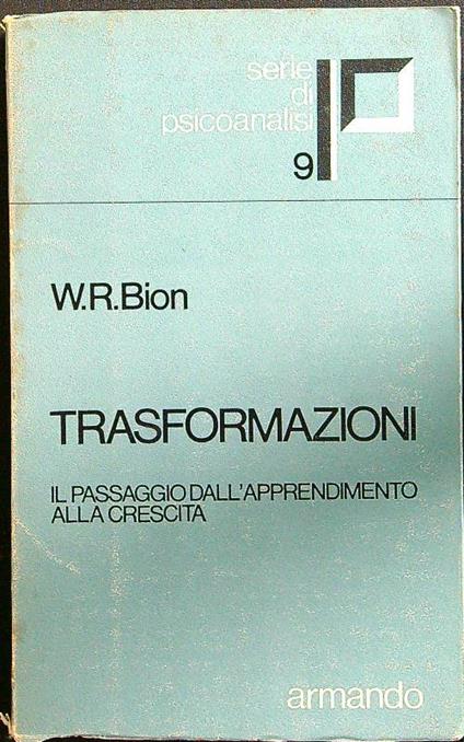 Trasformazioni - W.R. Bion - copertina