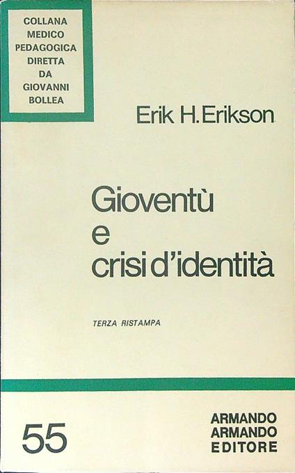 Gioventù e crisi d'identità - Erik H. Erikson - copertina
