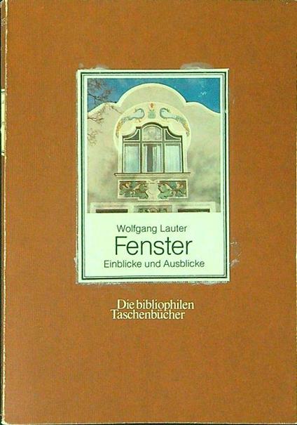 Fenster - Wolfgagn Lauter - copertina