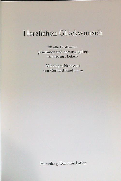 Herzlichen Gluckwunsch - copertina