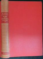 Storia della letteratura Italiana Vol II