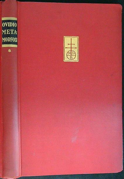 Le  metamorfosi Vol 1 - Ovidio - copertina