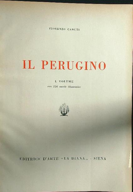 Il perugino 2vv - F. Canuti - copertina