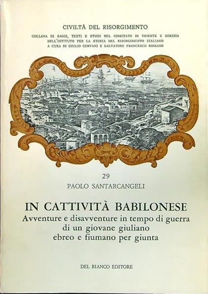 In cattività babilonese - Paolo Santarcangeli - copertina