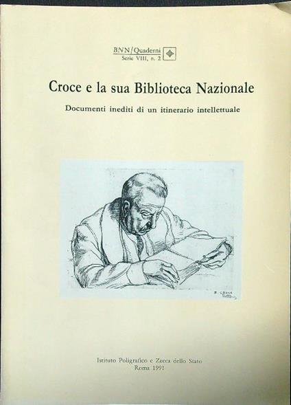 Croce e la sua biblioteca nazionale - copertina