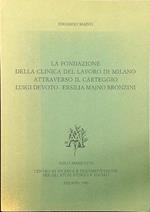 La fondazione della clinica del lavoro di Milano attraverso il carteggio Luigi Devoto - Ersilia Majno Bronzini