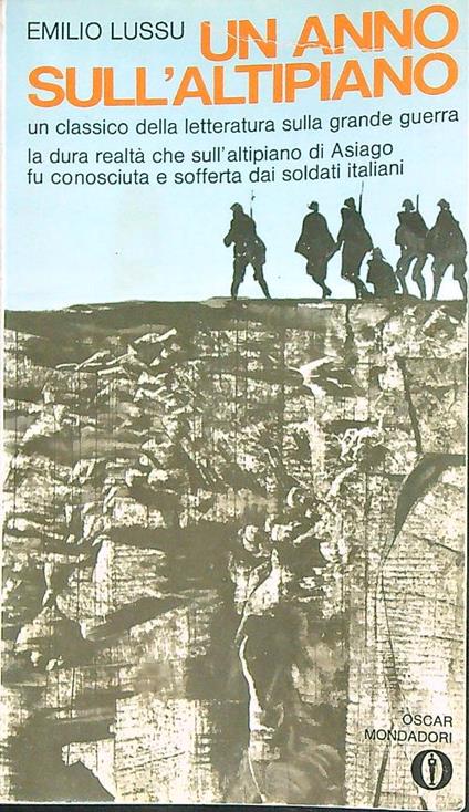 Un anno sull'Altipiano - Emilio Lussu - copertina