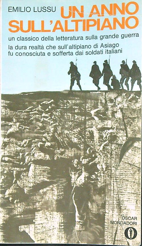 Un anno sull'Altipiano - Emilio Lussu - copertina