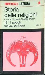 Storia delle religioni 18 i popoli senza scrittura vol I