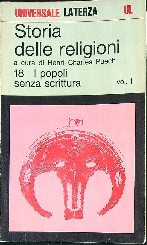 Storia delle religioni 18 i popoli senza scrittura vol I
