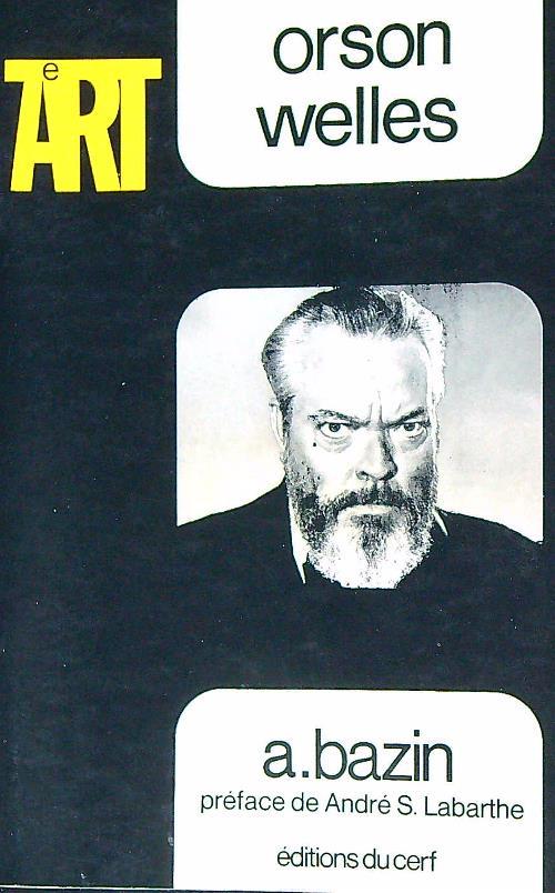 Orson Welles - A. Bazin - copertina