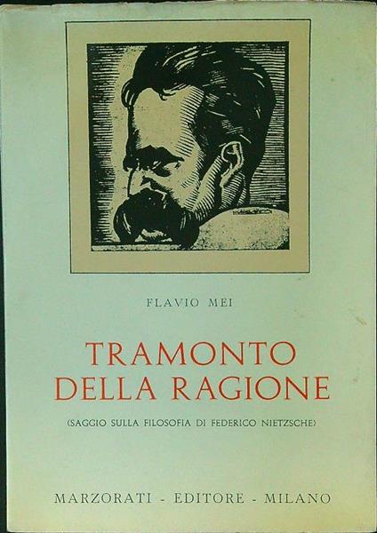 Tramonto della ragione - Flavio Mei - copertina