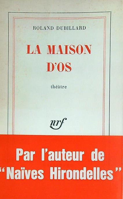La maison d'os - Roland Dubillard - copertina