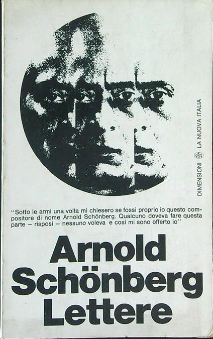 Lettere - Arnold Schonberg - copertina