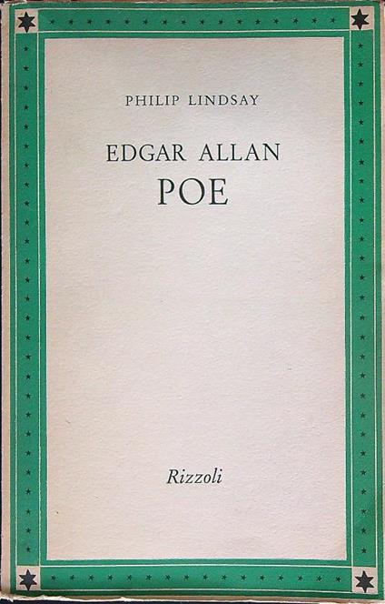 Edgar Allan Poe - Philip Lindsay - copertina