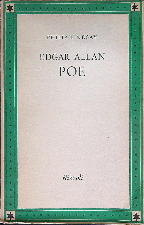 Edgar Allan Poe - Philip Lindsay - copertina
