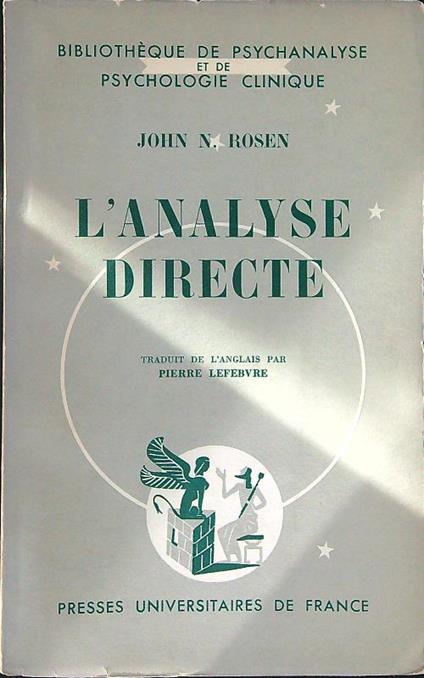 L' analyse directe - John N. Rosen - copertina