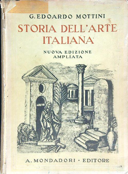 Storia dell'arte italiana - Edoardo Mottini - copertina