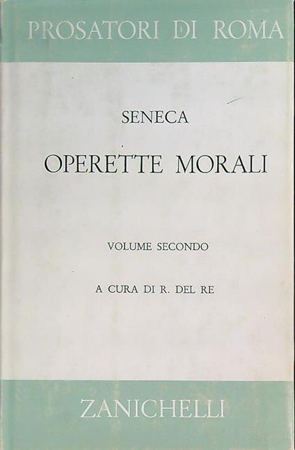 Operette morali. Vol 2 - Seneca - copertina