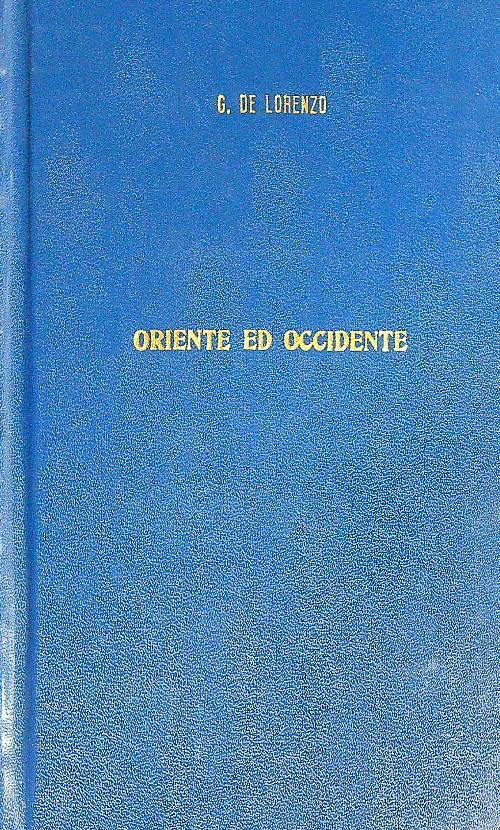 Oriente ed Occidente