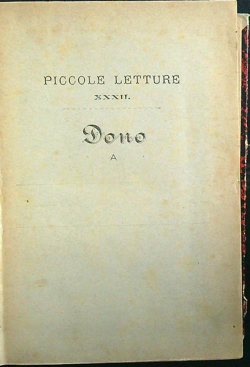 Piccole letture XXXII (titoli vari)
