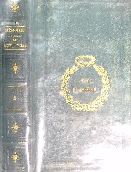 Memoires de Madame de Motteville. Tomo 2 - Anne d'Autriche - copertina