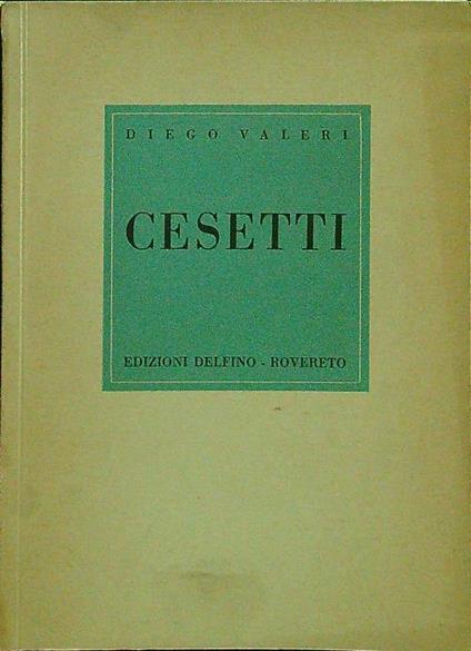 Cesetti - Diego Valeri - copertina