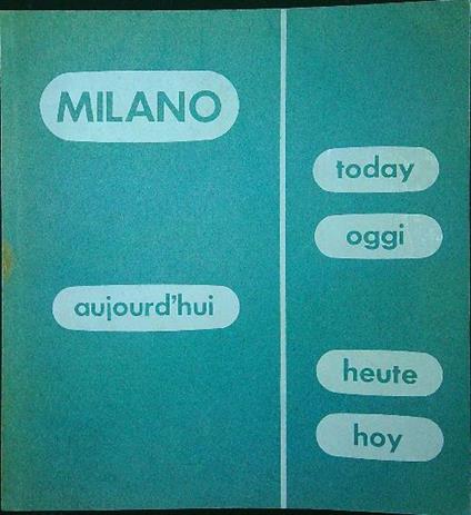 Milano today oggi - copertina