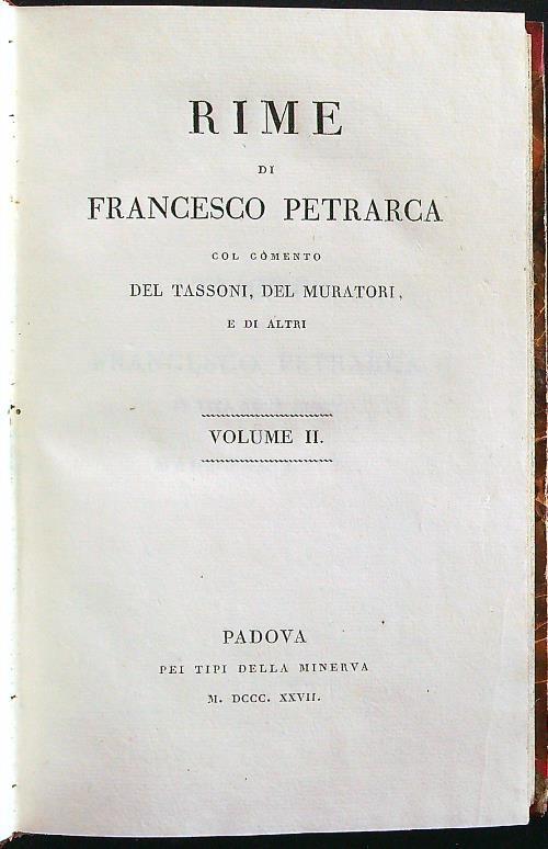 Rime vol.II parte II