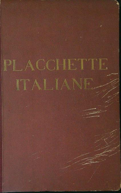 Placchette Italiane - Eugenio Imbert - copertina