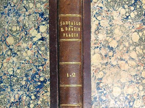 Opere di Q. Orazio Flacco recate in versi italiani. Vol 1-2 - Tommaso Gargallo - copertina